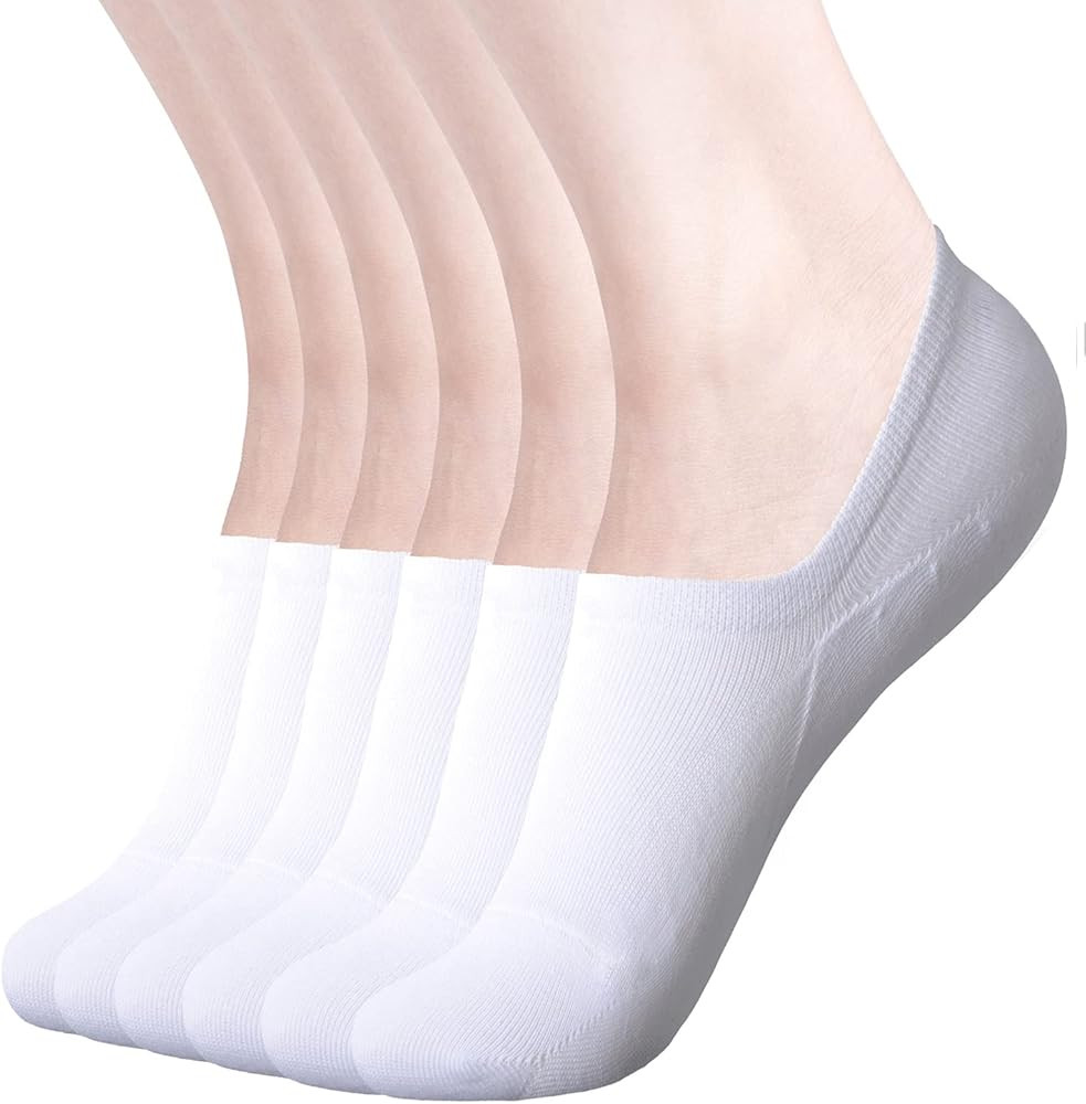 DIBAOLONG Womens No Show Socks Non Slip Flat Boat Line Low Cut Socks (6-12 Packs) | Amazon (US)