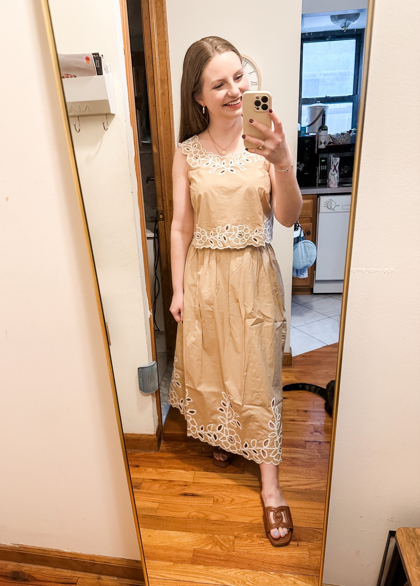 This little embroidered looks so much more expensive than it is! Love all the beautiful detailing. 

#LTKFindsUnder100 #LTKSeasonal #LTKSaleAlert