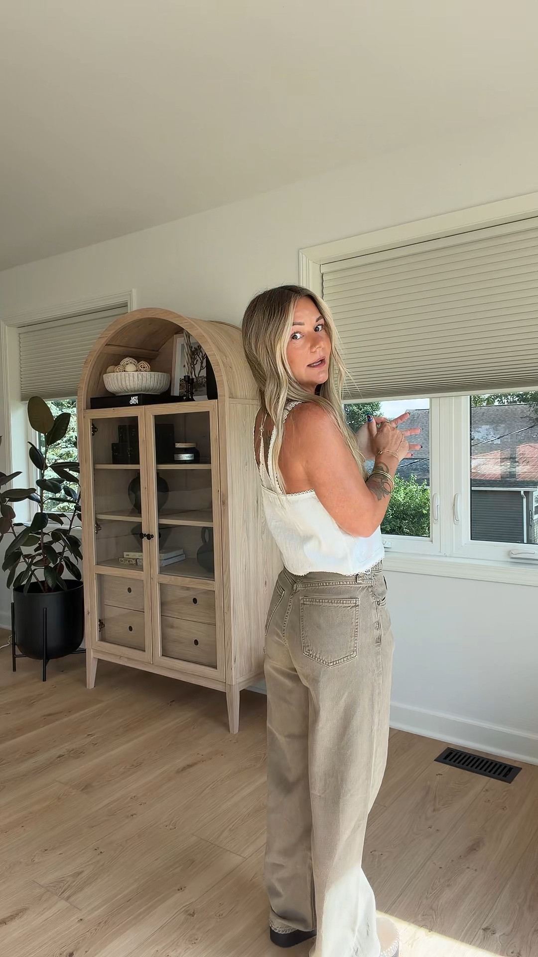 Correction: they are a 30.5” inseam! 

Wearing a 24 in jeans and an xsmall in the top! Shoes run true to size.

#LTKOver40 #LTKstorytime #LTKPetite