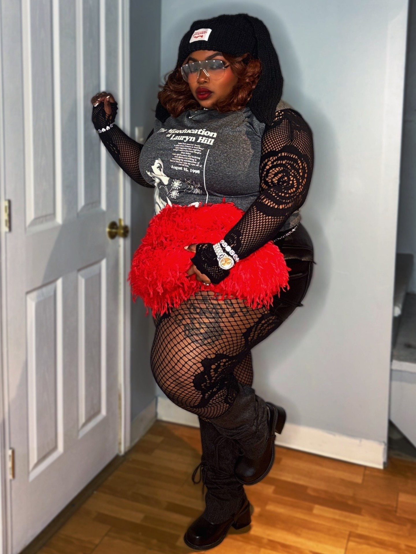 Edgy but still giving baddie!

Top:3xl
Shorts:3xl
Boots: 9


#LTKPlusSize #LTKBeauty #LTKootd