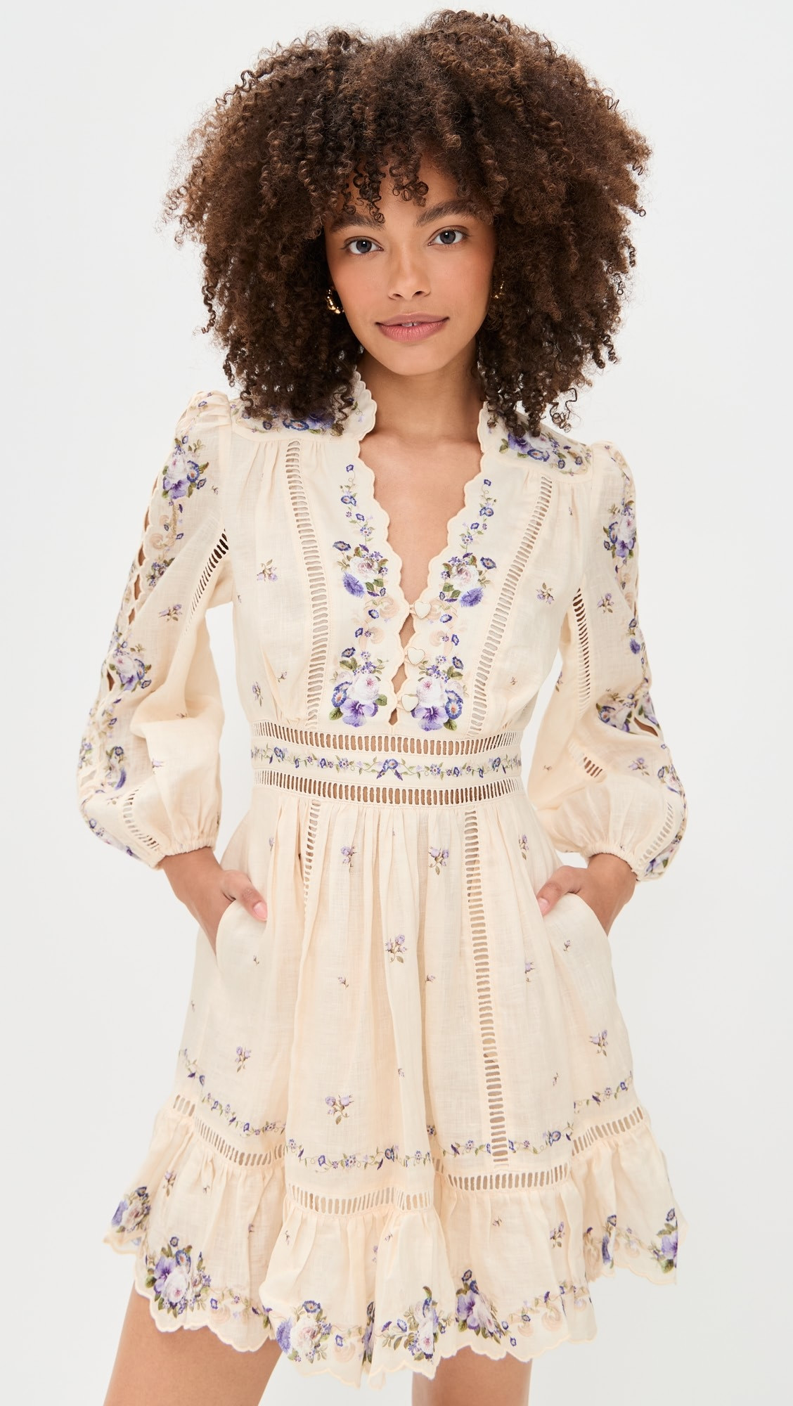 Patience Plunge Mini Dress | Shopbop