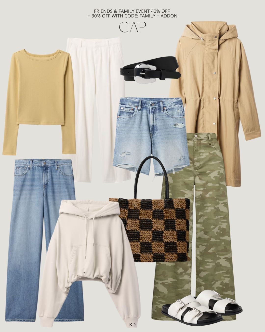 GAP: Friends & Family Sale 40% off + additional 30% off with codes: FAMILY + ADDON 

#LTKSpringSale #LTKSaleAlert #LTKStyleTip