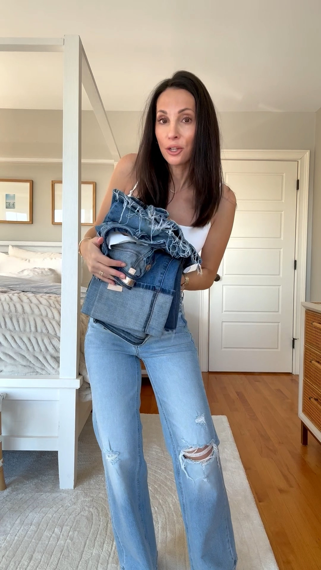 Denim review: KUT from the cloth! 
These jeans are an easy YES. The fit and the fabric is amazing. I did size down in two of the three pair/ read the reviews ! 


#LTKootd #LTKOver40 #LTKgrwm