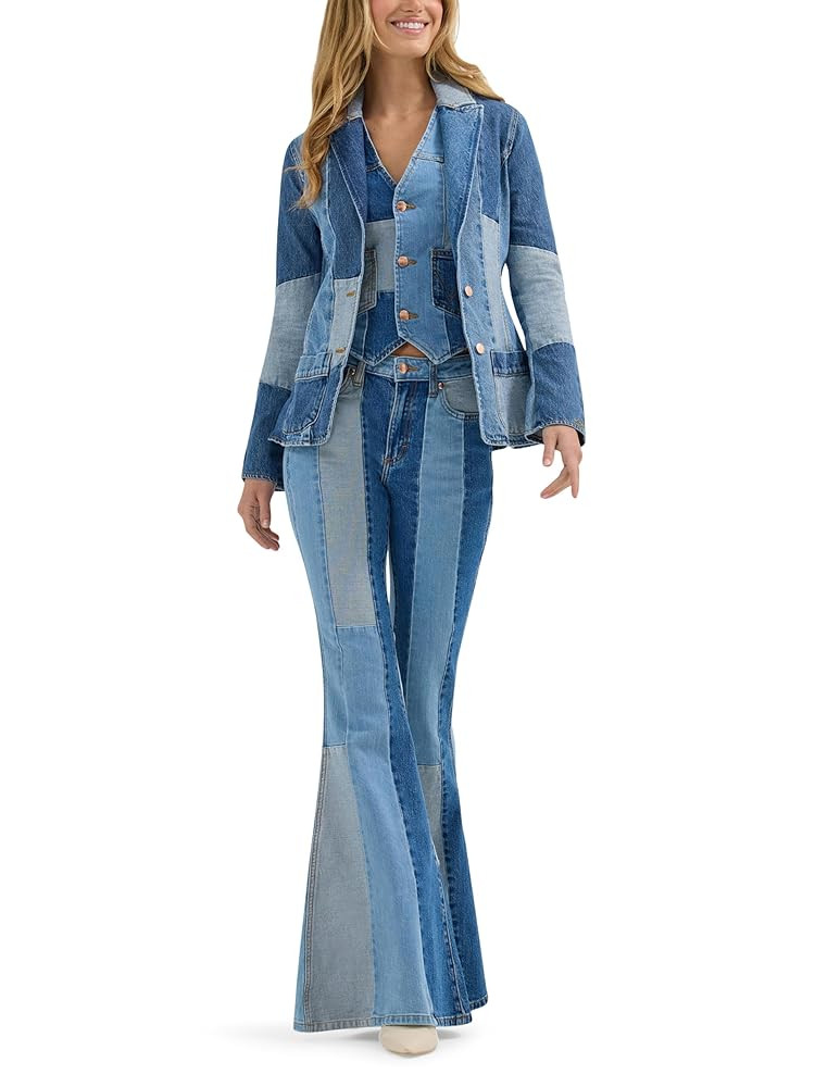 Wrangler Women's X Lainey Wilson Patchwork Blazer | Amazon (US)