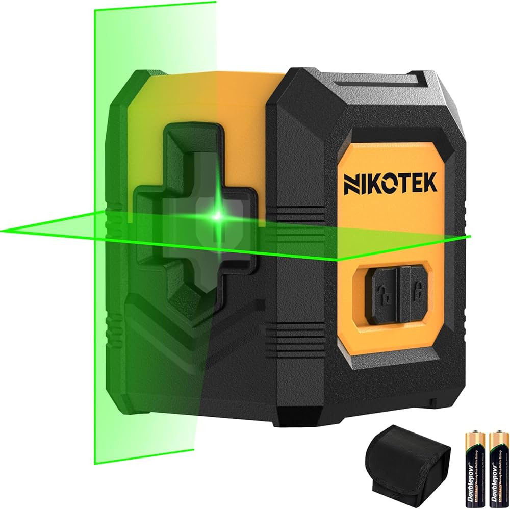 Laser Level Self-Leveling Green Beam Horizontal and Vertical Cross-Line Laser for Home Decoration... | Amazon (US)