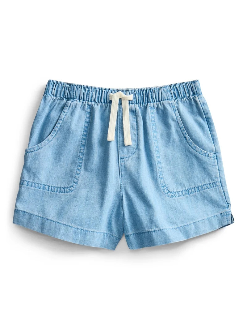Wonder Nation Girls Pull-On Shorts, Sizes 4-18 & Plus | Walmart (US)