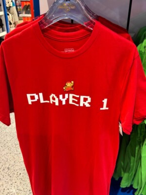 Universal Studios Super Nintendo World Mario Player 1 Retro Shirt NWT | eBay US
