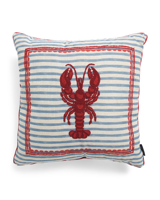 20x20 Portland Lobster Outdoor Pillow | Summer Celebrations | Marshalls | Marshalls