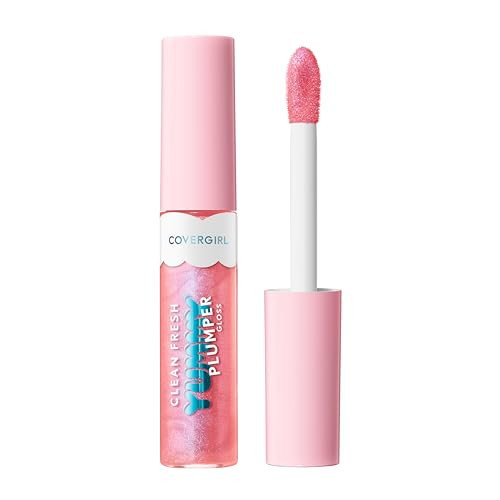 Covergirl Clean Fresh Yummy Plumper Lip Gloss, 820 Pixie Dust, Plumper, Shiny, Vegan Formula, Easy to Apply, Minty Flavor, 0.33oz | Amazon (US)