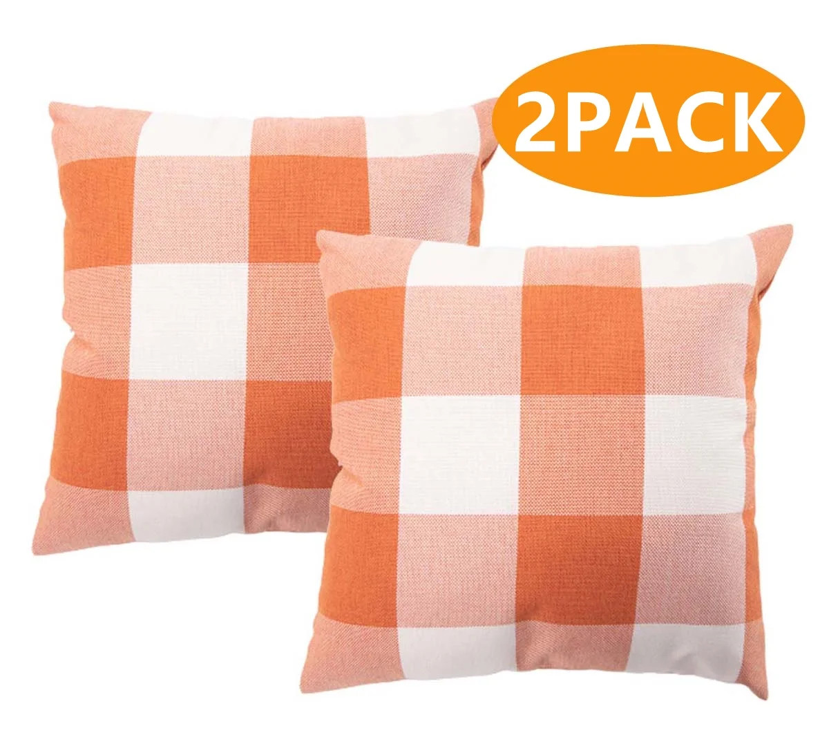 Thanksgiving Pillow Covers Fall Decoration Buffalo Check Plaid Throw Pillow Covers Farmhouse Cush... | Walmart (US)