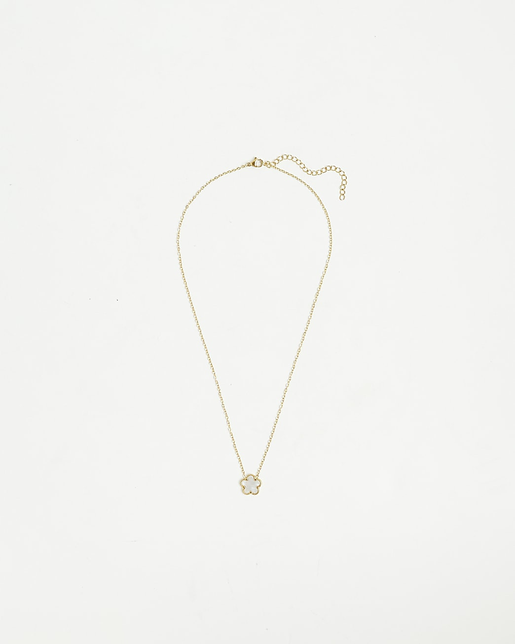 Gold Flower pendant Necklace | River Island UK & IE