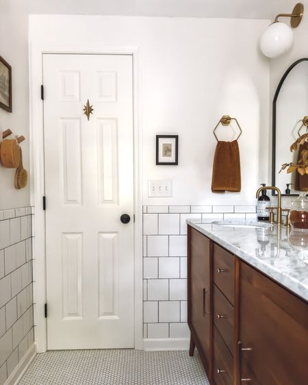 Mid century modern bathroom
Bathroom decor
Bathroom hook
Simple Fall bathroom🍂


#LTKunder50 #LTKunder100

#LTKhome