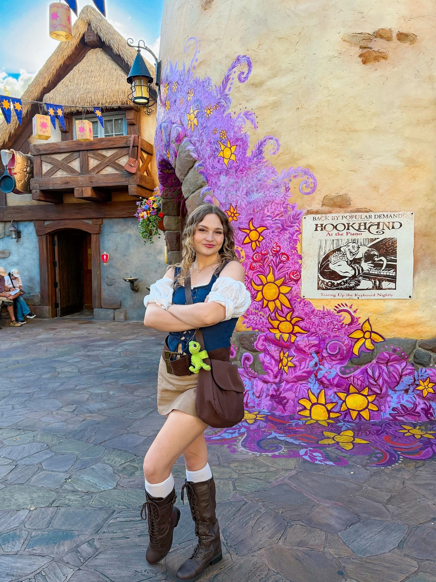 Flynn Rider Eugene Fitzherbert Tangled Disney bound outfit for Walt Disney World Rapunzel bathroom 🦎✨

#LTKStyleTip #LTKTravel #LTKvlog