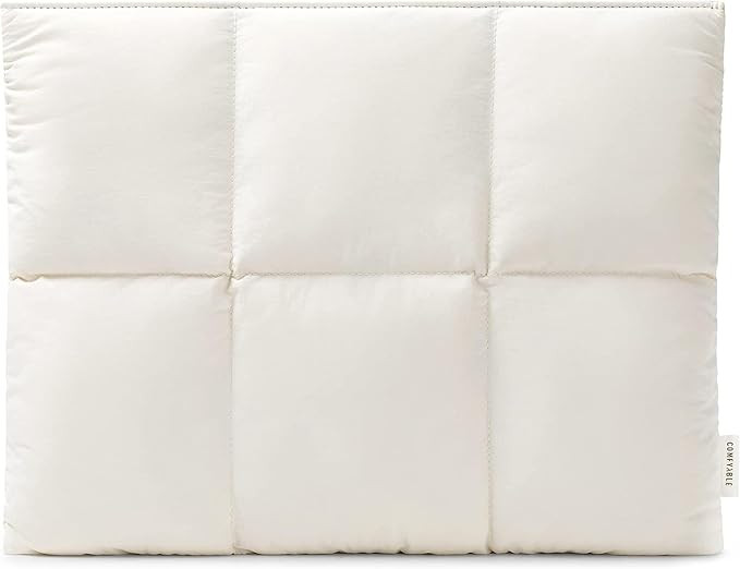 Comfyable Puffy Laptop Sleeve 13 Inch 14 Inch, Quilted Puffer Laptop Carrying Case for Women, Pil... | Amazon (US)