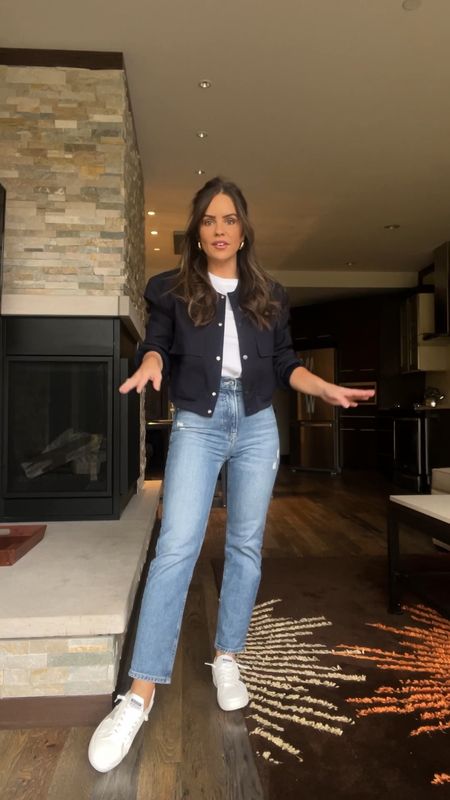 Causal jean outfit from Amazon
Top: in a small tts
Jacket in a small tts
Jeans in a 26 short tts if in between sizes, go up
Shoes tts 

#amazonfashion 


#LTKfindsunder50 #LTKVideo #LTKSeasonal