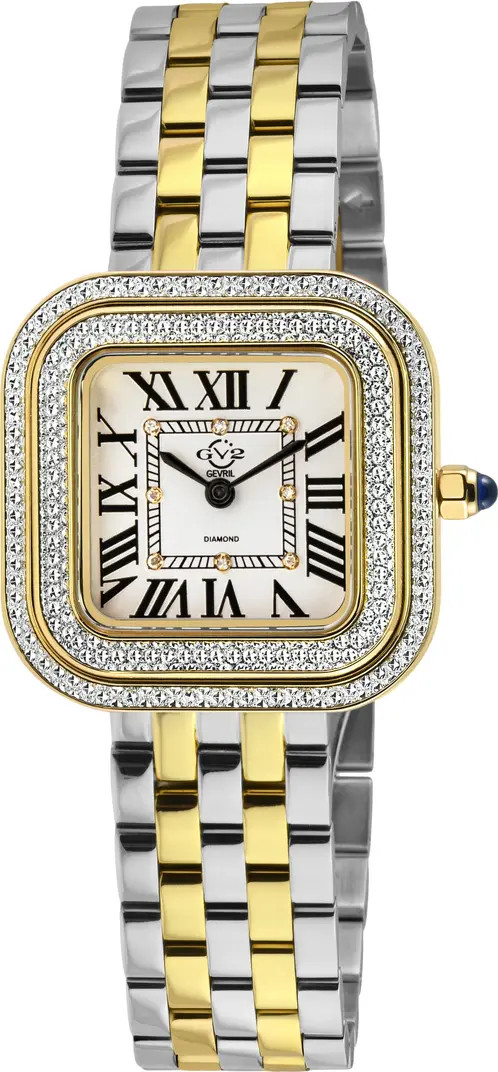 Bellagio Diamond Swiss Bracelet Watch, 30mm | Nordstrom Rack