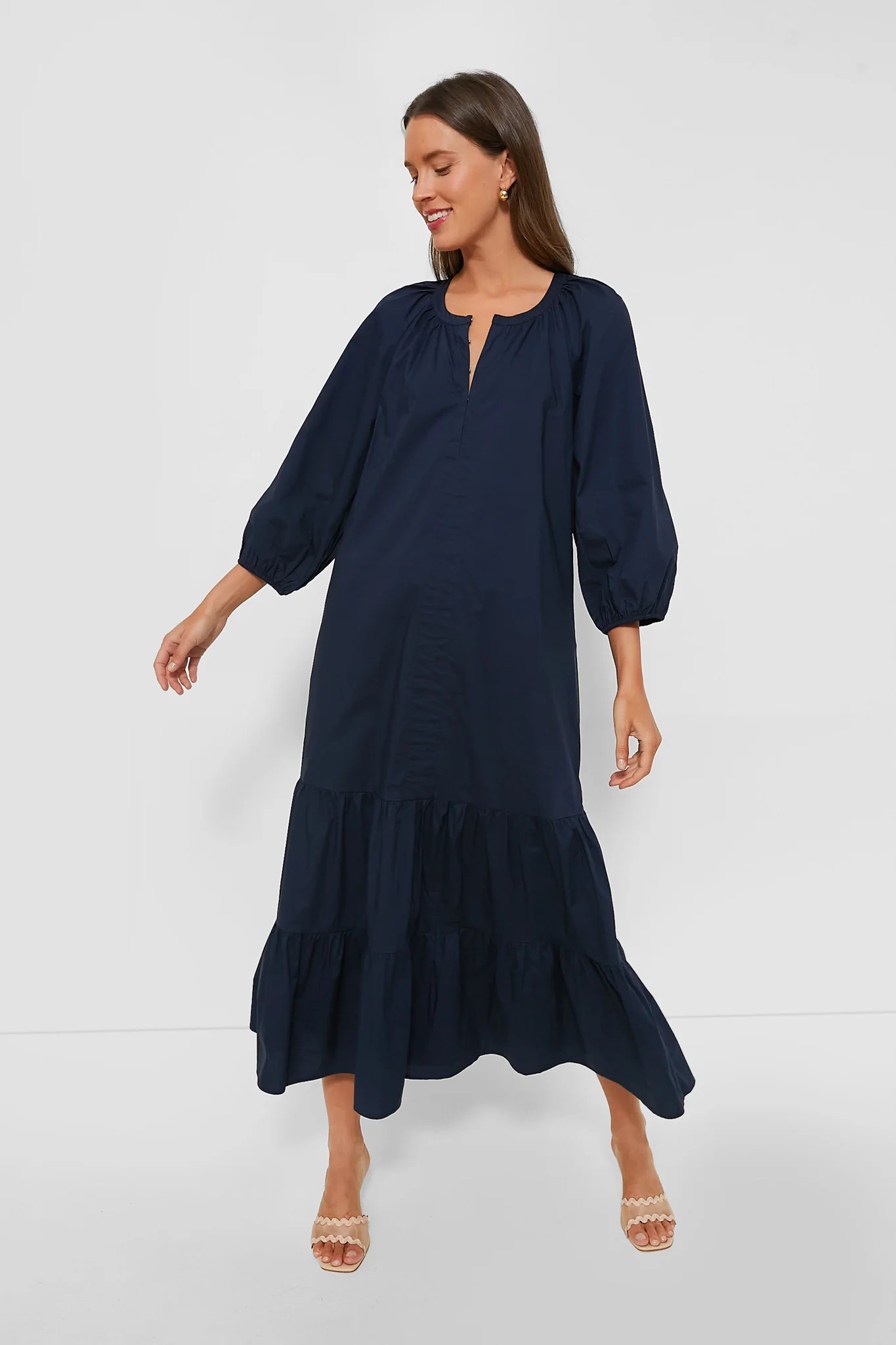 Navy Lyles Dress | Tuckernuck (US)