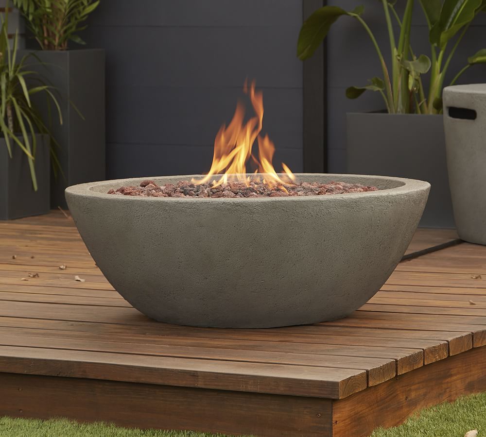Blackwell 36" Round Propane Fire Pit Table | Pottery Barn (US)