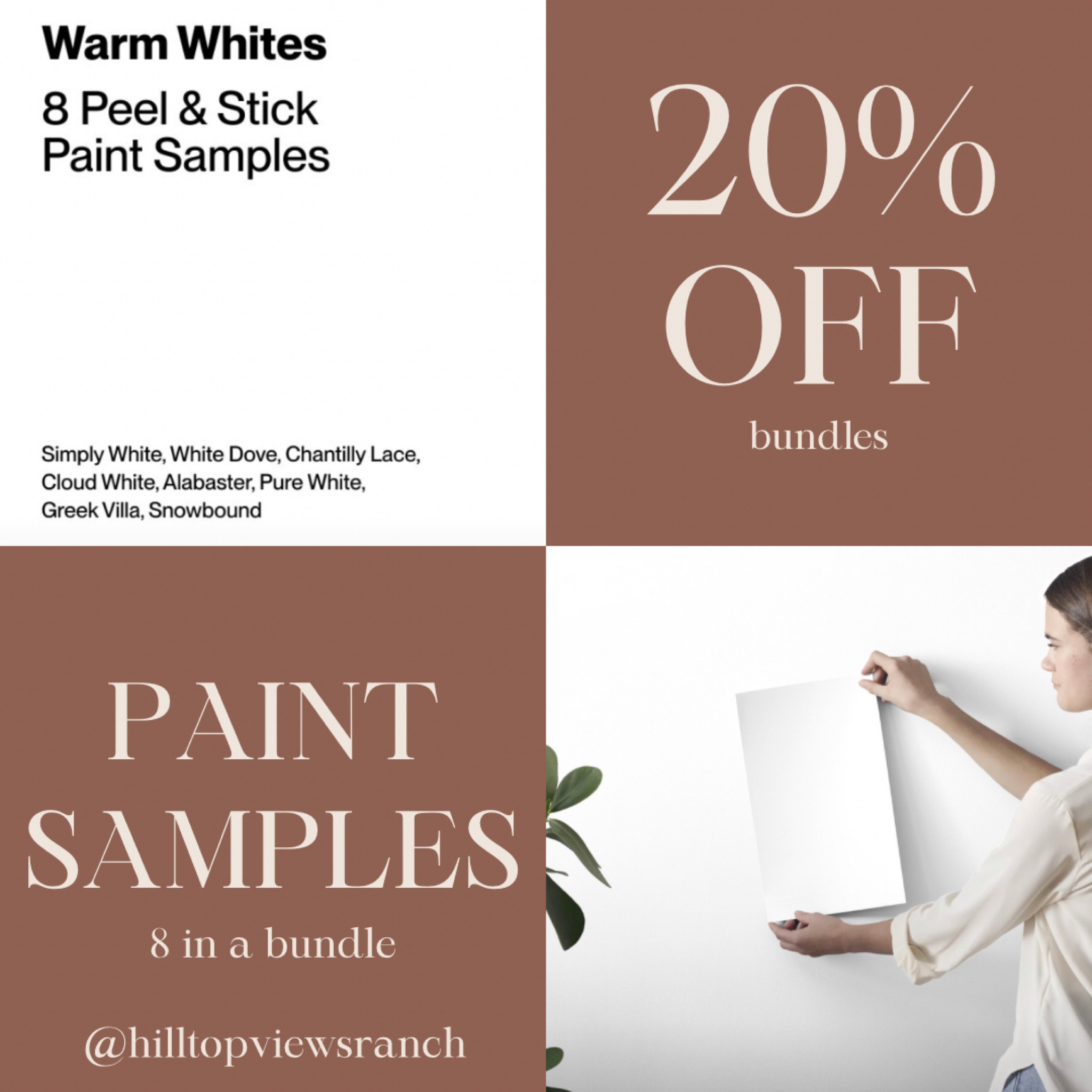 Samplize, paint sample, pant samples, sherwin Williams, studio McGee, large paint samples, paint sample sale, warm white paint 

#LTKsalealert #LTKhome
