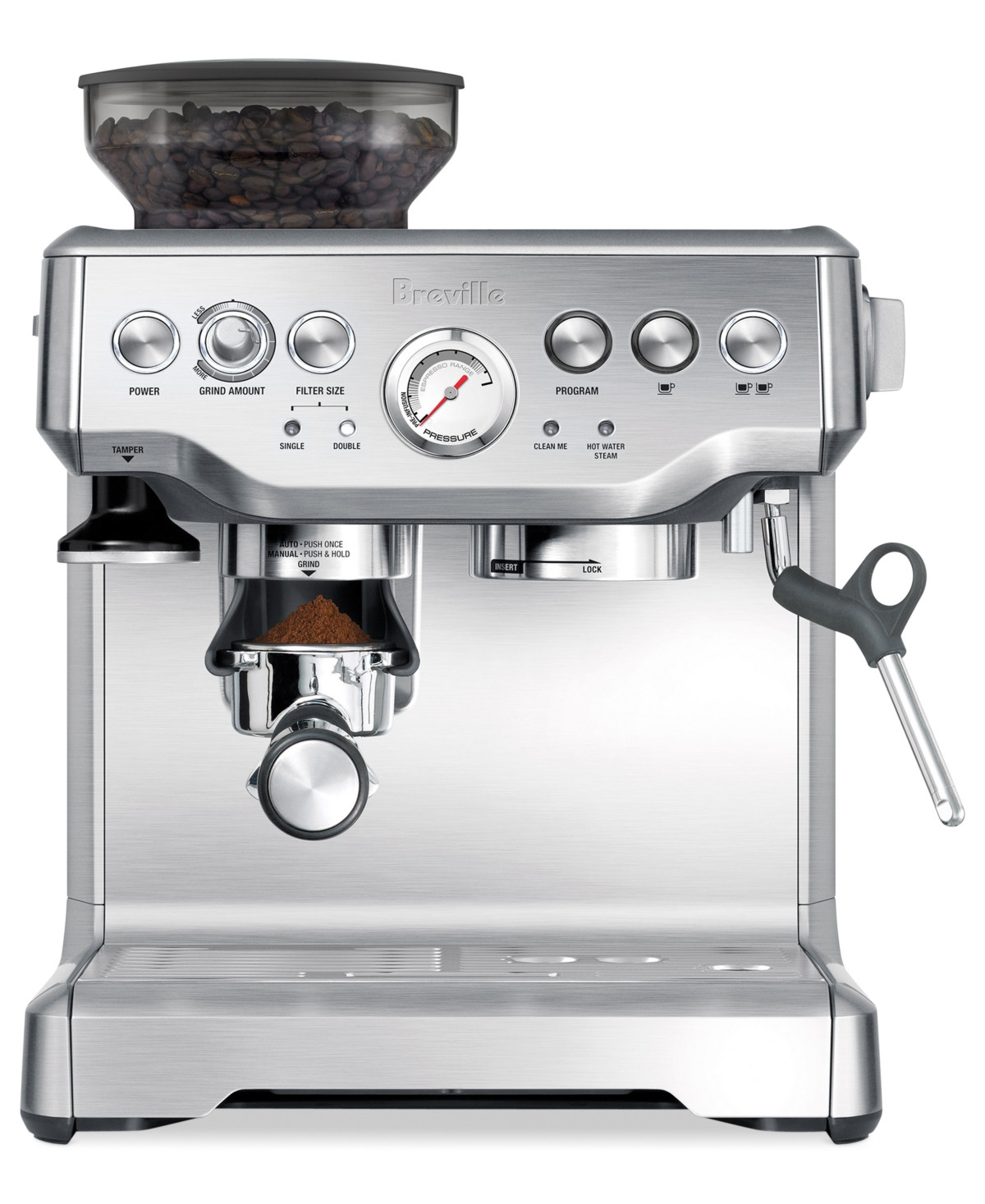 Breville BES870XL The Barista Express Espresso Maker - Die-Cast | Macy's