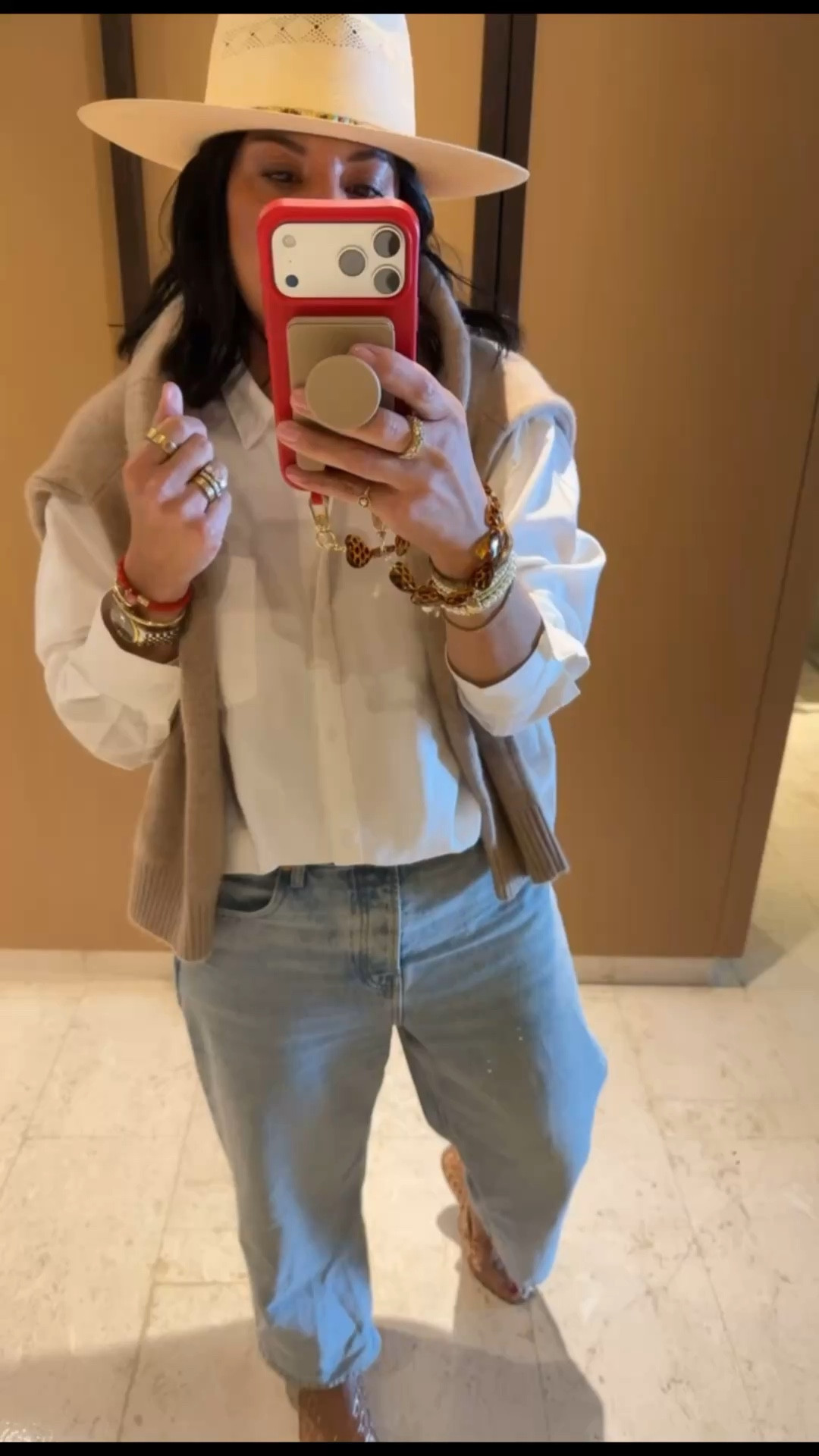 Cashmere sweater size medium, button up size medium, pants size 30 (I’m a size 8/10 and could do a 29), shoes fit tts (I’m a 9.5/10 and did a 10). 



#LTKOver40 #LTKootd #LTKMidsize