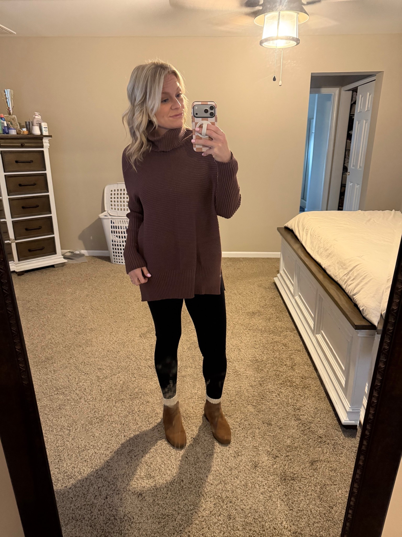 40 years old 5’5” 145 pounds wearing size medium 