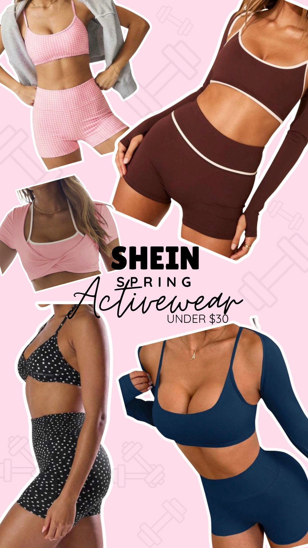 Affordable SHEIN spring workout outfits that give expensive activewear vibes ✨
.
.


#LTKActive #LTKmomlife #LTKgrwm