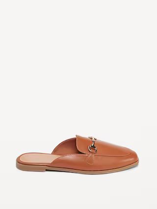 Faux-Leather Loafer Mule Shoes | Old Navy (US)