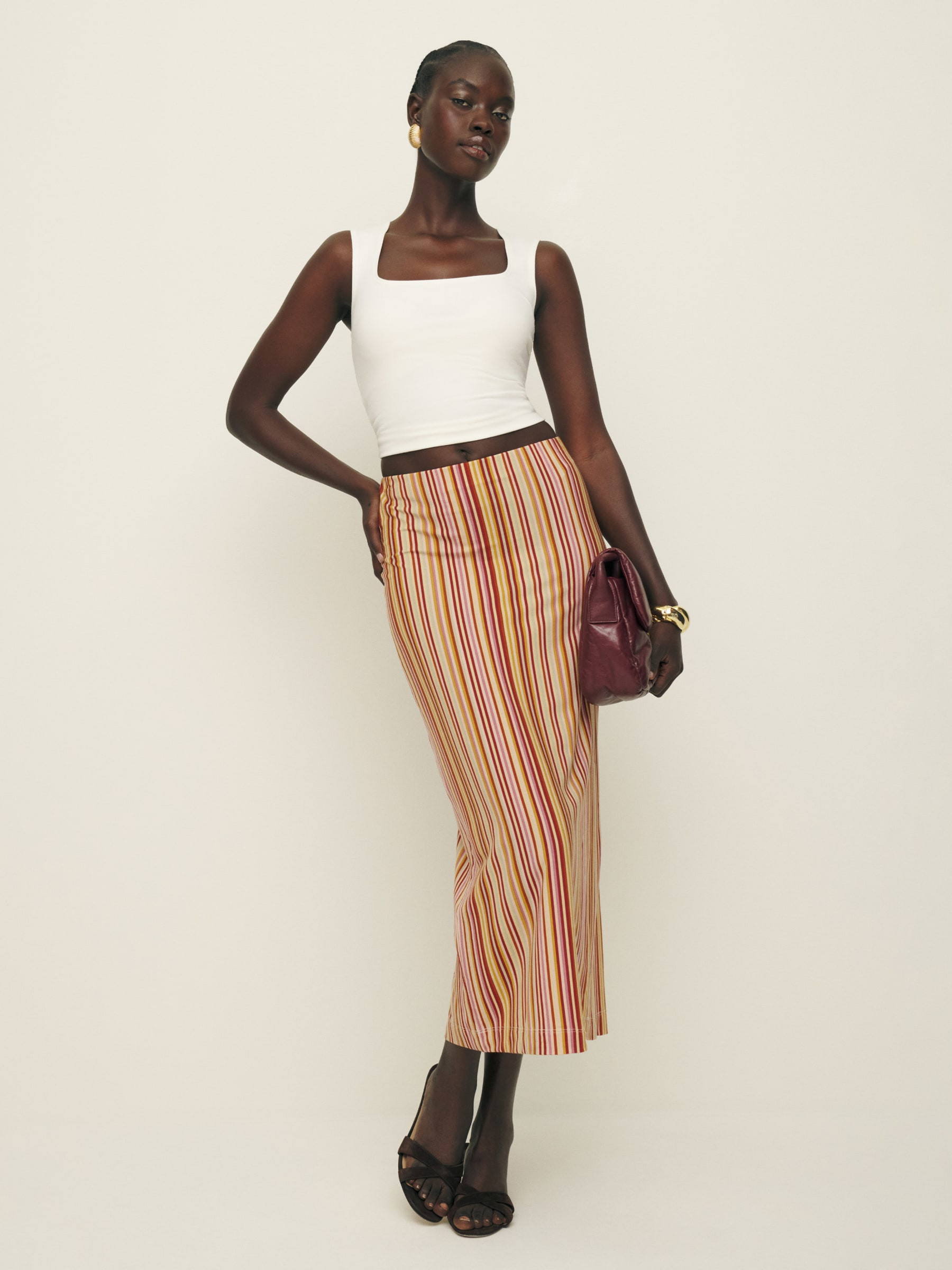 Maria Knit Skirt | Reformation (Global)
