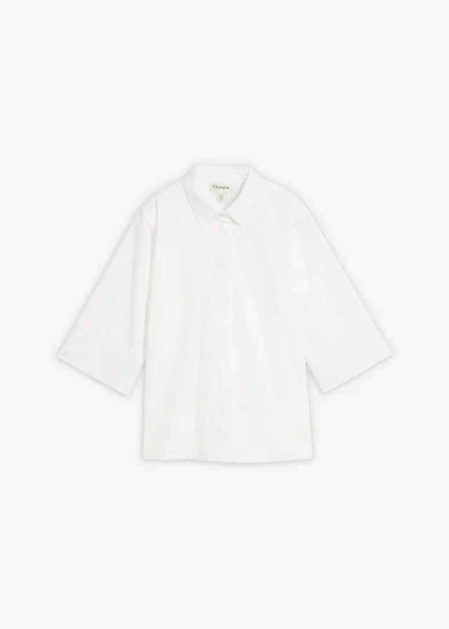 Blouse van biologisch katoen wit | Bonprix NL (Influencer)