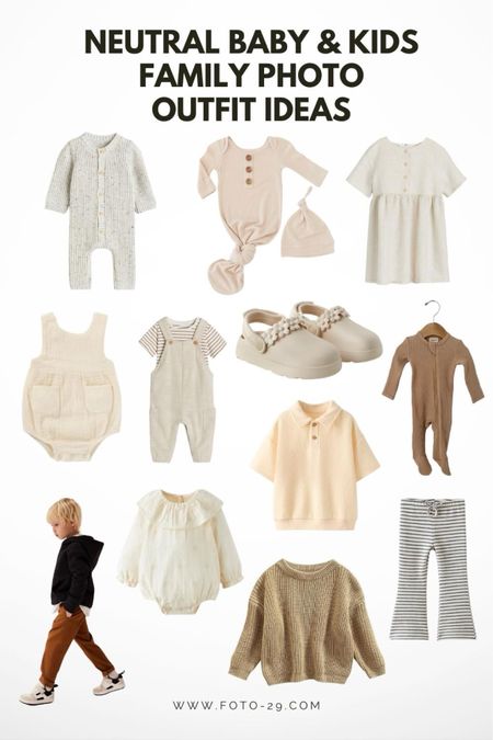 Neutral kids clothing ideas for family pictures 

#LTKbaby #LTKfamily #LTKstyletip