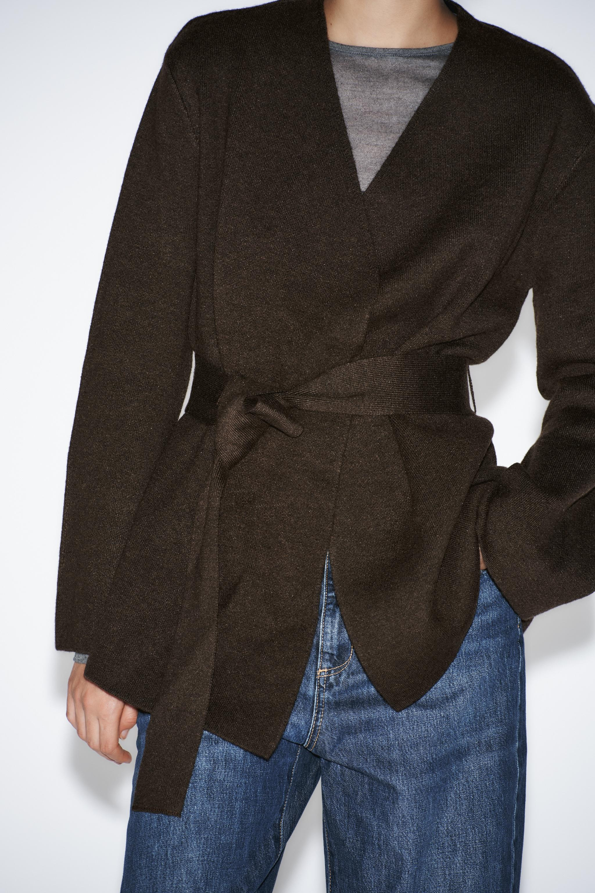 BELTED KNIT CARDIGAN | Zara US