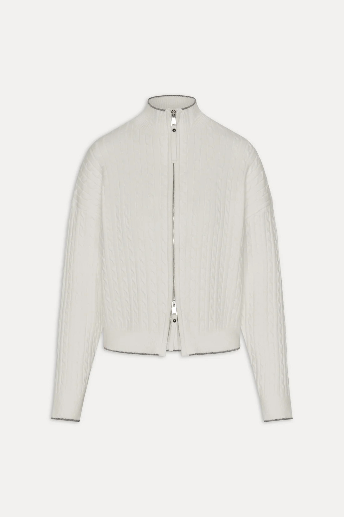 Bea Cloud Knit Zip Up Sweater | Frankies Bikinis