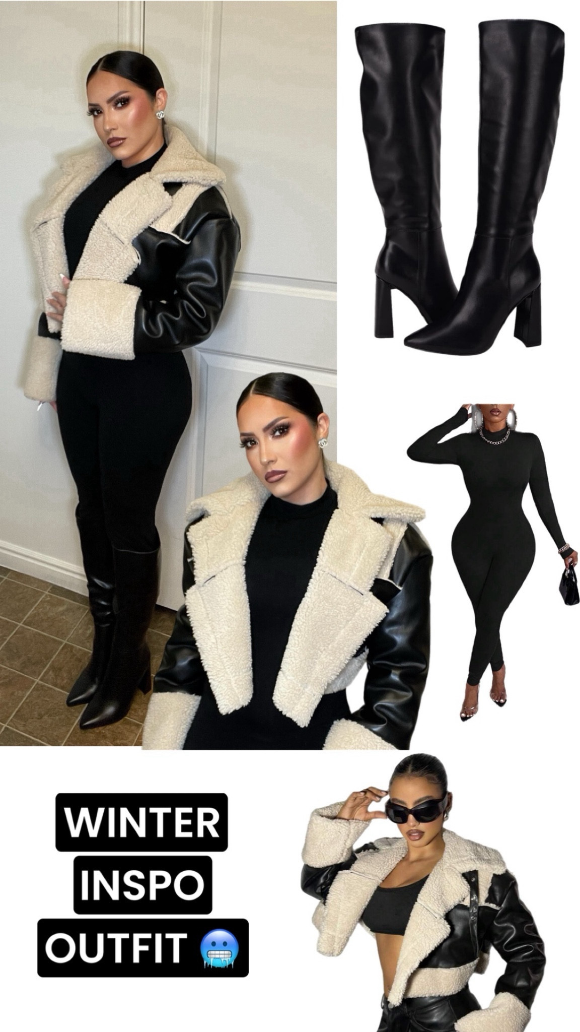 Winter inspo outfit!! Cold szn 🥶


* recommend ordering half a size up on the boots 

#LTKstyletip #LTKsalealert #LTKU