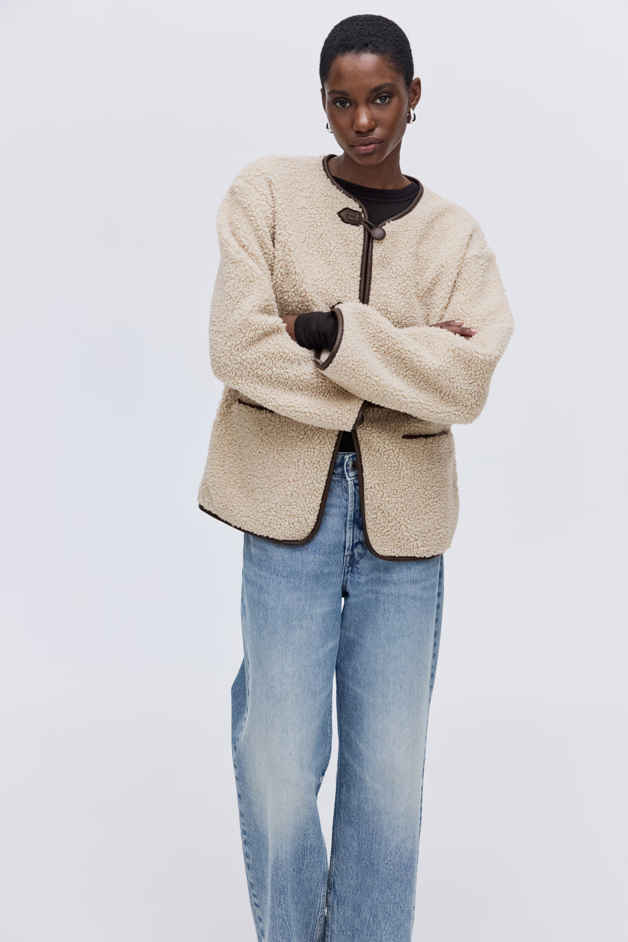 Teddy jacket | H&M (UK, MY, IN, SG, PH, TW, HK)