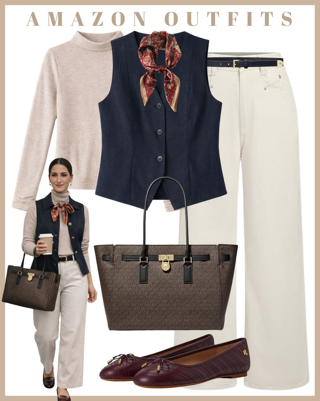 White jeans… but make them workwear ✨
Styled these Amazon white jeans in two office-ready ways to prove they’re not just for weekends 🙌

1️⃣ With a navy vest for a structured, polished work look 💙
2️⃣ With a green sweater for a fresh, cozy office vibe 🌿

Chic, versatile, and perfect for brightening up your workwear capsule wardrobe 👏

To shop these outfits, comment “link” and I’ll DM you, or check the Amazon Storefront link in bio 🛍️

(White Jeans Outfit, White Denim, White Jeans Styling, Neutral Outfit Ideas, Chic Casual Outfit, Everyday Outfit Inspiration, Minimalist Style, Capsule Wardrobe Staples, White Jeans for Spring, White Jeans for Summer, White Jeans for Fall, Elevated Basics, White Jeans with Blazer, White Jeans with Sweater, White Jeans with Heels, White Jeans with Sneakers, Smart Casual Outfit, Day to Night Outfit, Clean Girl Aesthetic, Classic Denim Style) 

 #LTKgrwm #LTKootd #LTKWorkwear