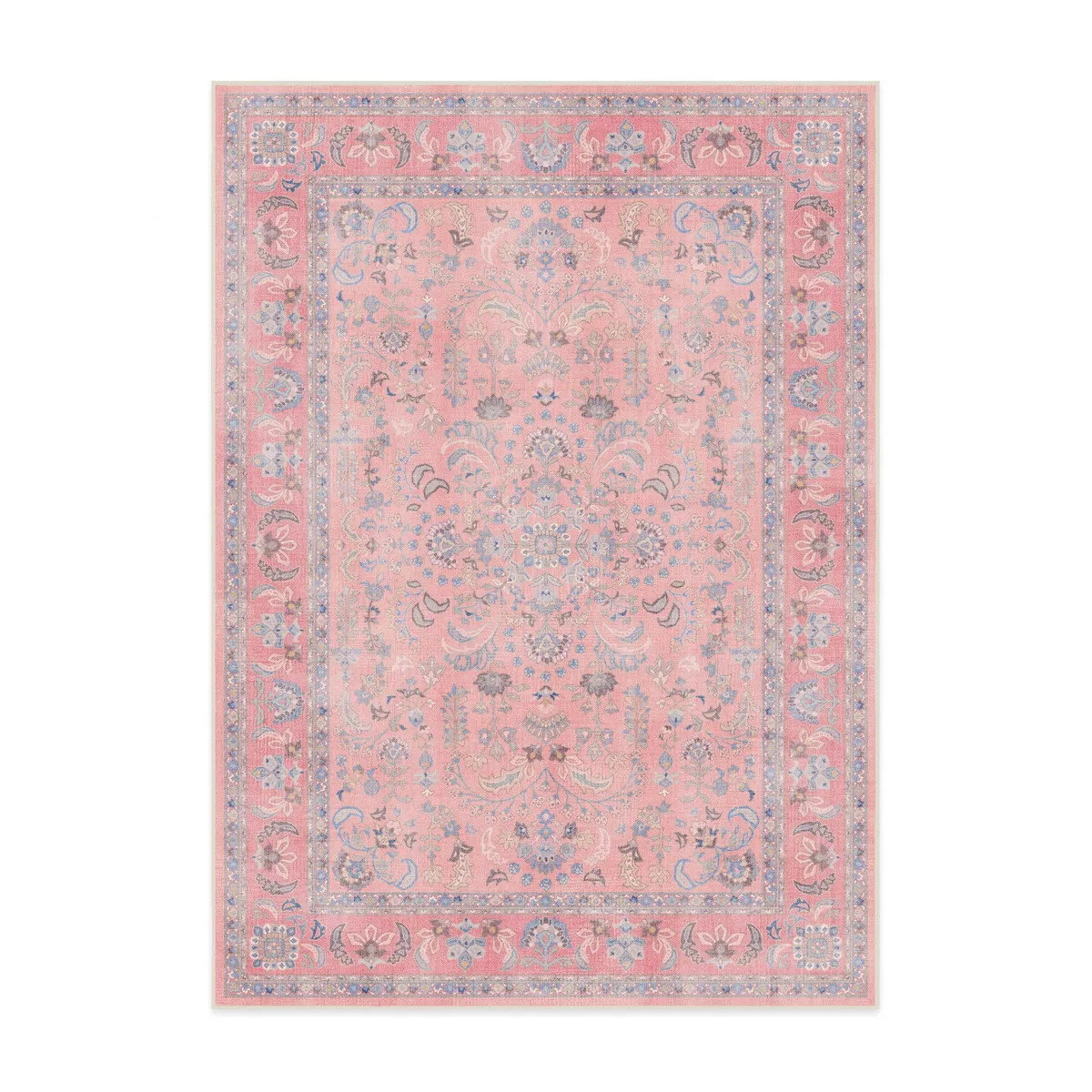 Ruggable Washable Bridgerton Debutante's Dream Rug Rose | Target