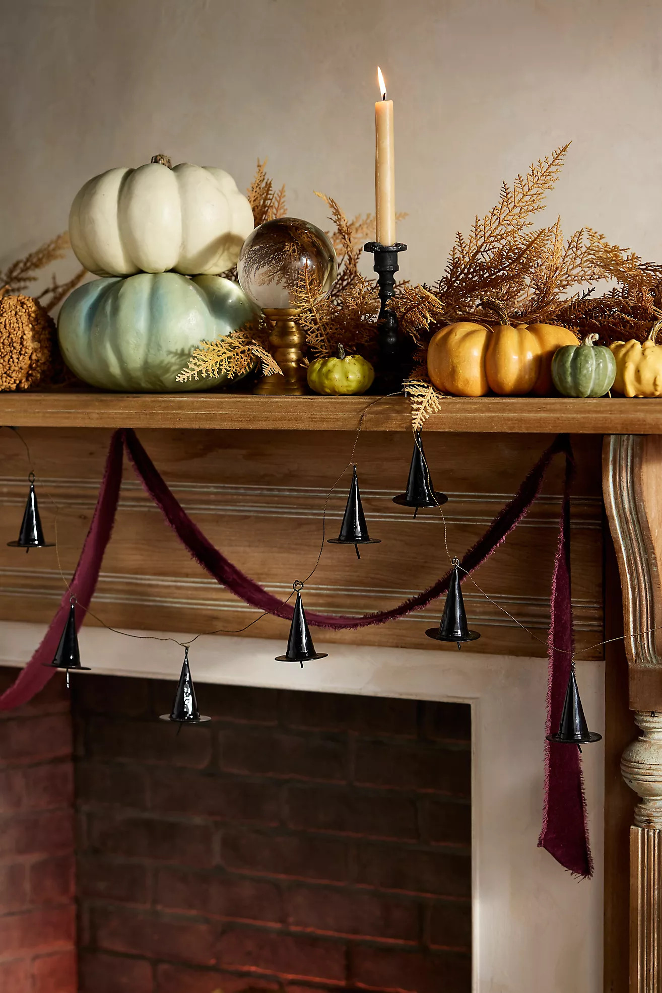 Witch Hat Bells Garland | Anthropologie (US)