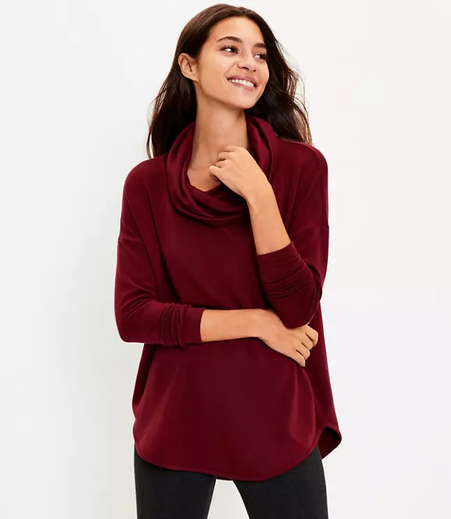 Lou & Grey Signature Softblend Cowl Top | LOFT