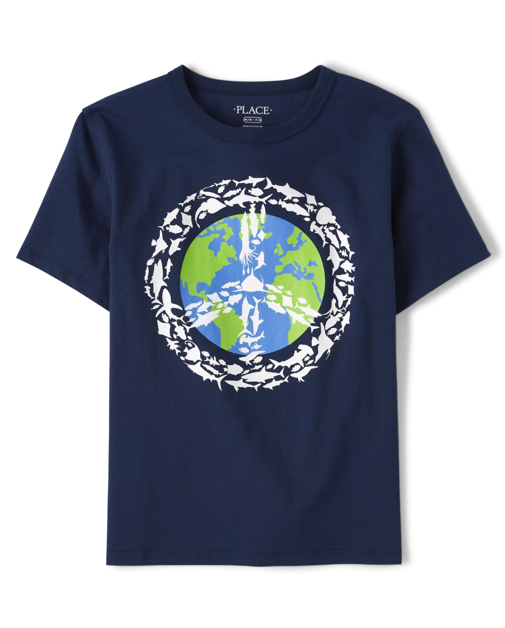 Boys Earth Graphic Tee - tidal | The Children's Place