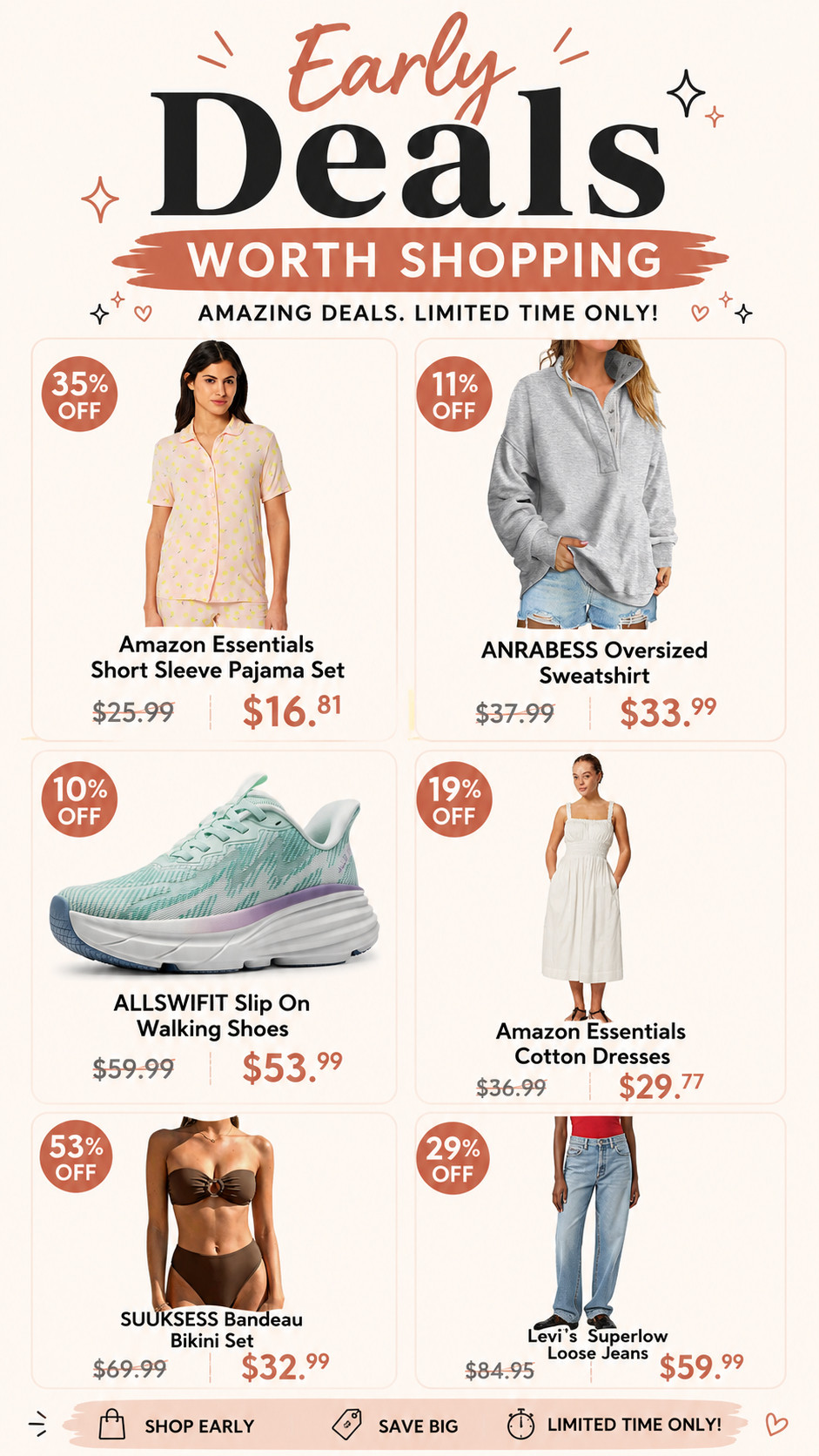 Early amazon prime day fashion deals that you can shop NOW!  

 #LTKootd #LTKSeasonal #LTKSaleAlert
