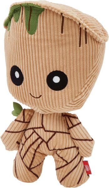 Marvel 's Groot Plush Squeaky Dog Toy, Medium/Large | Chewy.com