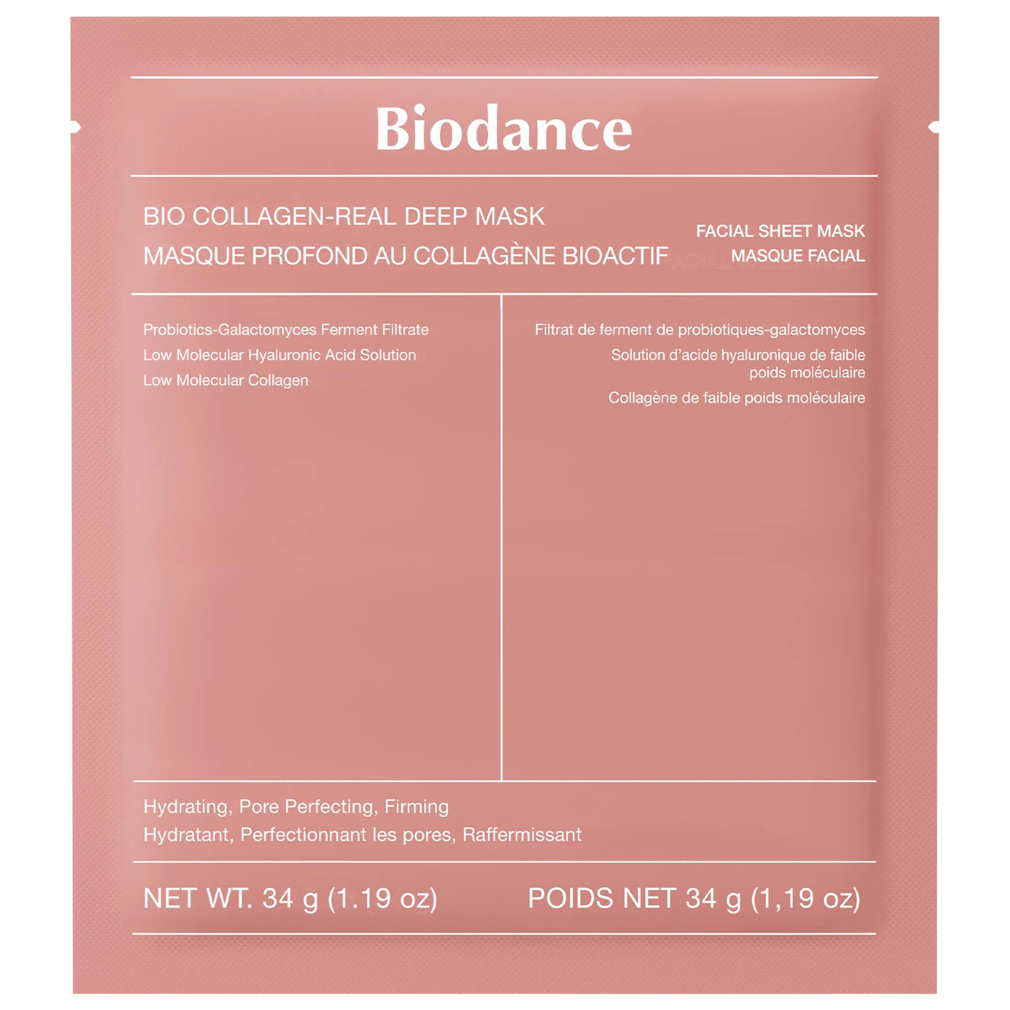 Biodance Bio Collagen Real Deep Mask for Pore Minimizing & Firming Care 1 Mask (1.19oz)/34 g | Sephora (CA)