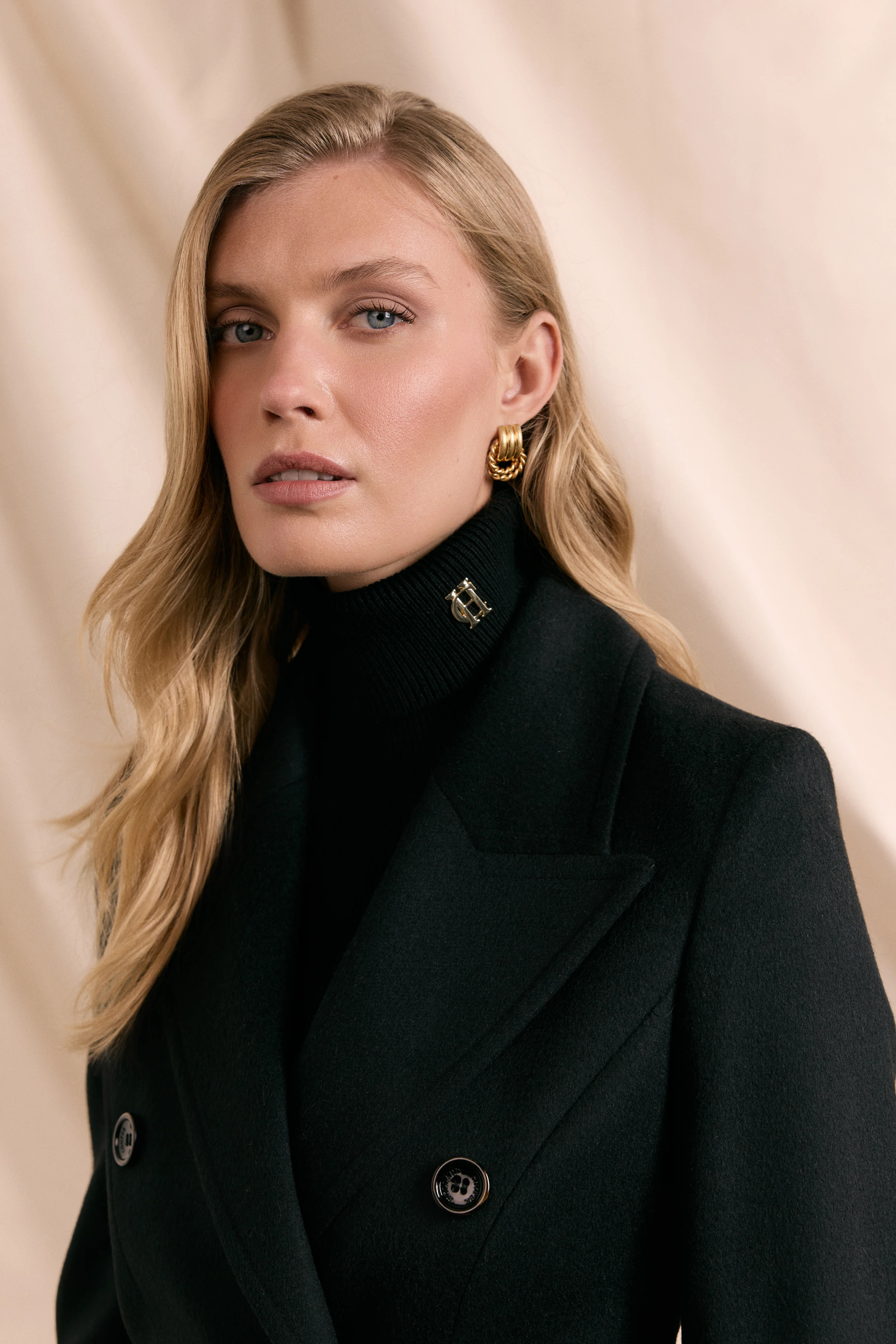 Braided Hoop Earrings (Vintage Gold) | Holland Cooper