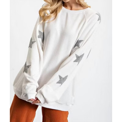 Women's Sarah Star Sweatshirt - Easel M | Target