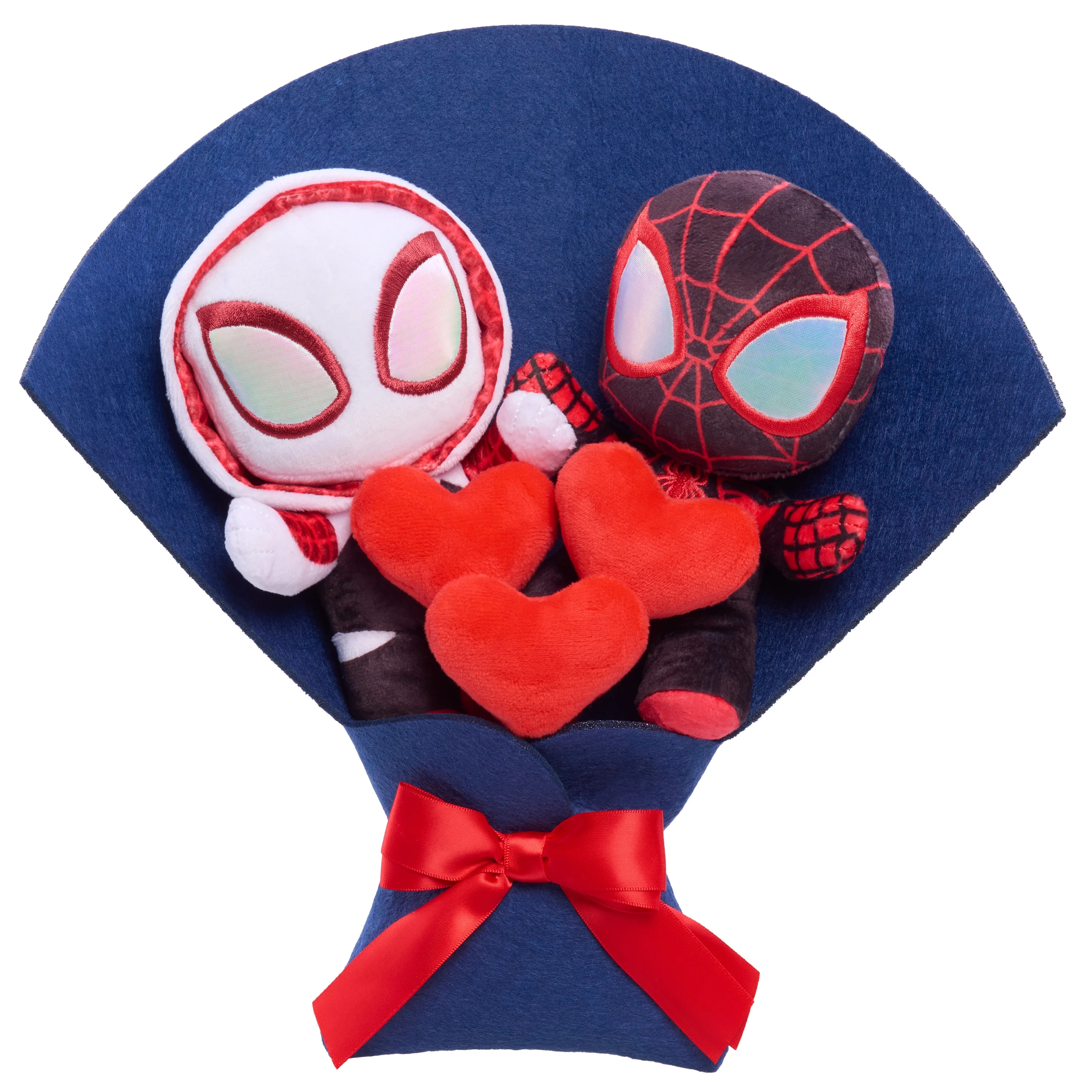 Marvel Medium Valentine’s Day Plush Bouquet, Includes Miles Morales and Gwen Stacy, Toy for Kid... | Walmart (US)