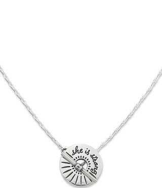 She is Strong Necklace | Dillards