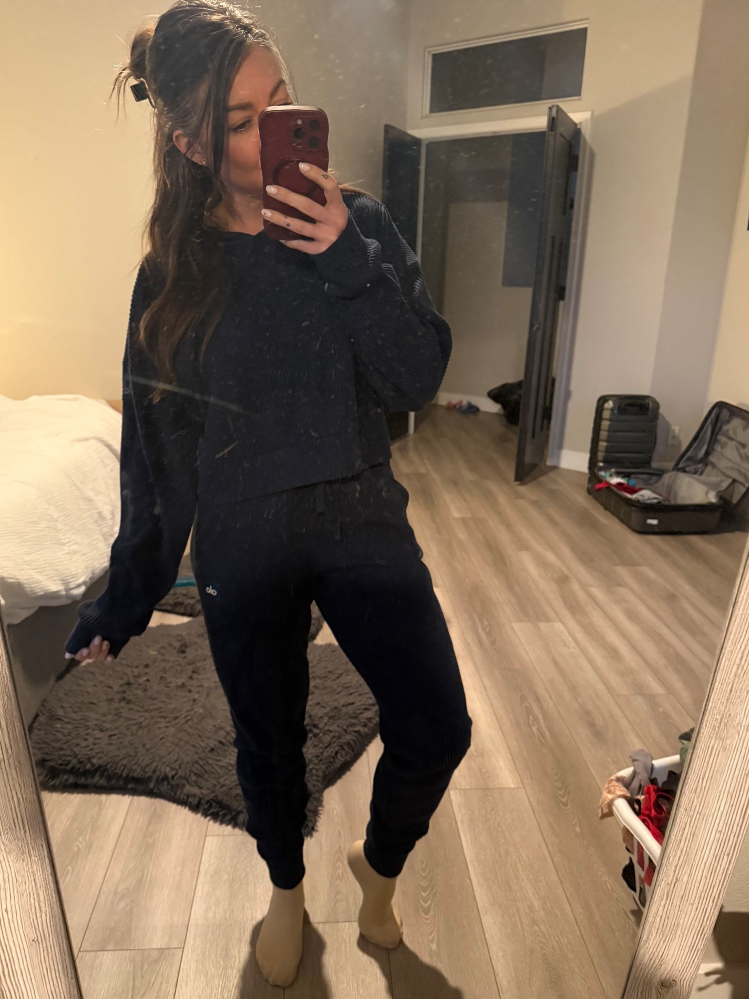 Home from a long day and straight into my cozies. Love this set from @Alo Yoga 

#LTKOver40 #LTKActive #LTKmomlife