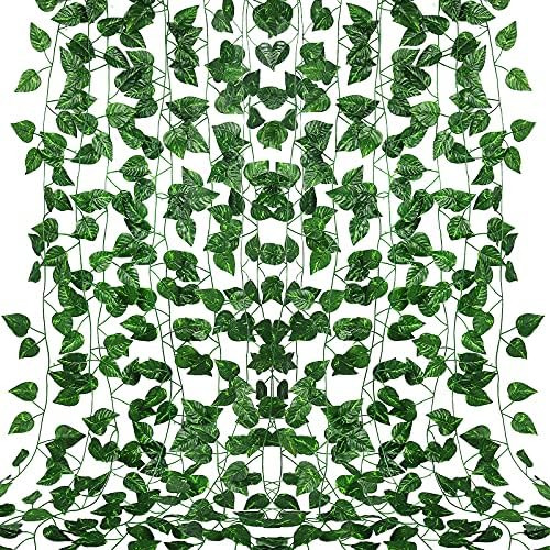 Amazon.com: RECUTMS 84 FT Artificial Ivy Fake Greenery Leaf Garland Plants Vine Foliage Flowers H... | Amazon (US)