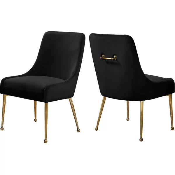 Stovall Velvet Upholstered Side Chair | Wayfair North America